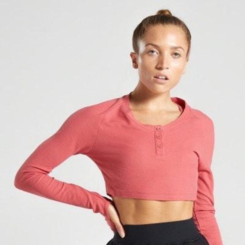 Gymshark long sleeve cropped t-shirt
